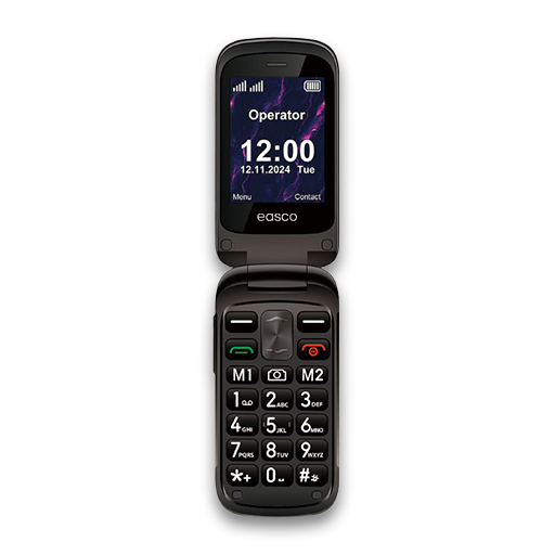 Easco Maxcom Comfort MM834 4G – , Large Buttons, SOS, Clear Sound Designed for users with hearing and visual impairments