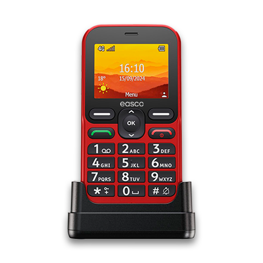 Easco Doro Leva L10 – , Large Buttons, SOS, Clear Sound Designed for users with hearing and visual impairments