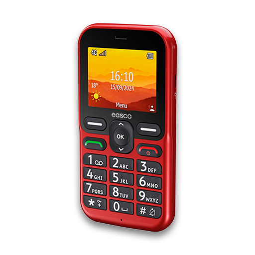 Easco Doro Leva L10 – , Large Buttons, SOS, Clear Sound Designed for users with hearing and visual impairments