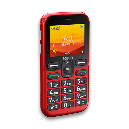 Easco Doro Leva L10 – , Large Buttons, SOS, Clear Sound Designed for users with hearing and visual impairments