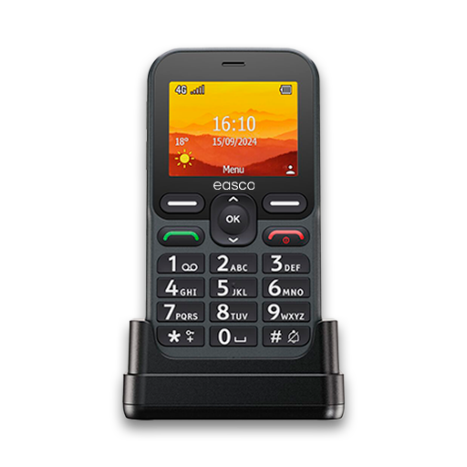 Easco Doro Leva L10 – , Large Buttons, SOS, Clear Sound Designed for users with hearing and visual impairments