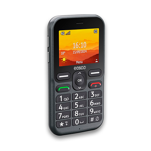 Easco Doro Leva L10 – , Large Buttons, SOS, Clear Sound Designed for users with hearing and visual impairments