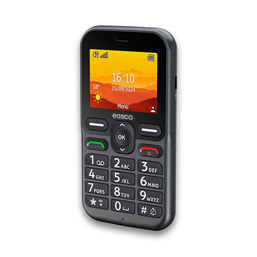 Easco Doro Leva L10 – , Large Buttons, SOS, Clear Sound Designed for users with hearing and visual impairments