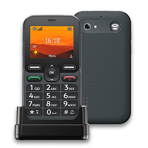 Easco Doro Leva L10 – , Large Buttons, SOS, Clear Sound Designed for users with hearing and visual impairments