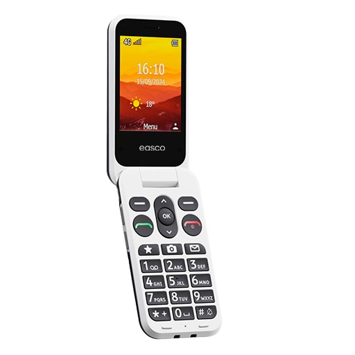 Easco Doro Leva L20  – , Large Buttons, SOS, Clear Sound Designed for users with hearing and visual impairments