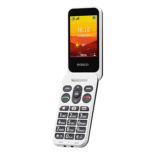 Easco Doro Leva L20  – , Large Buttons, SOS, Clear Sound Designed for users with hearing and visual impairments