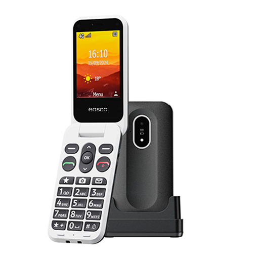Easco Doro Leva L20  – , Large Buttons, SOS, Clear Sound Designed for users with hearing and visual impairments