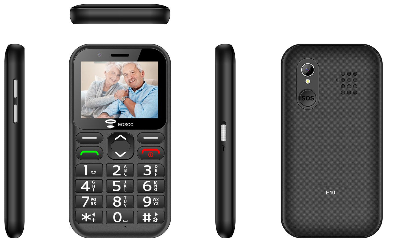 Easco Bar Wide 4G– Large Buttons, SOS, Clear Sound Designed for users ...