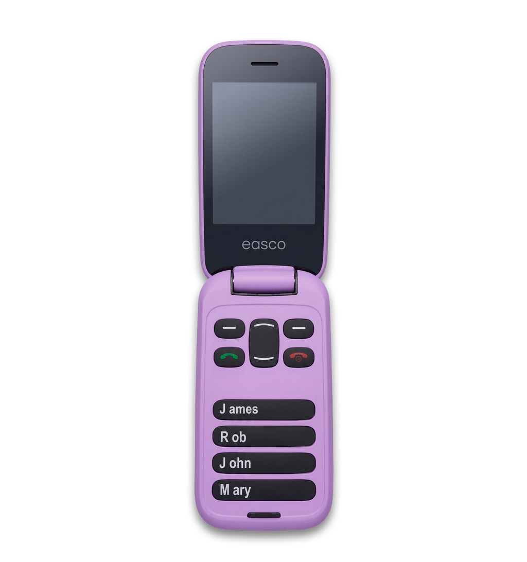 Easco Flip 1 – Large Buttons, SOS, Clear Sound Designed for users with hearing and visual impairments