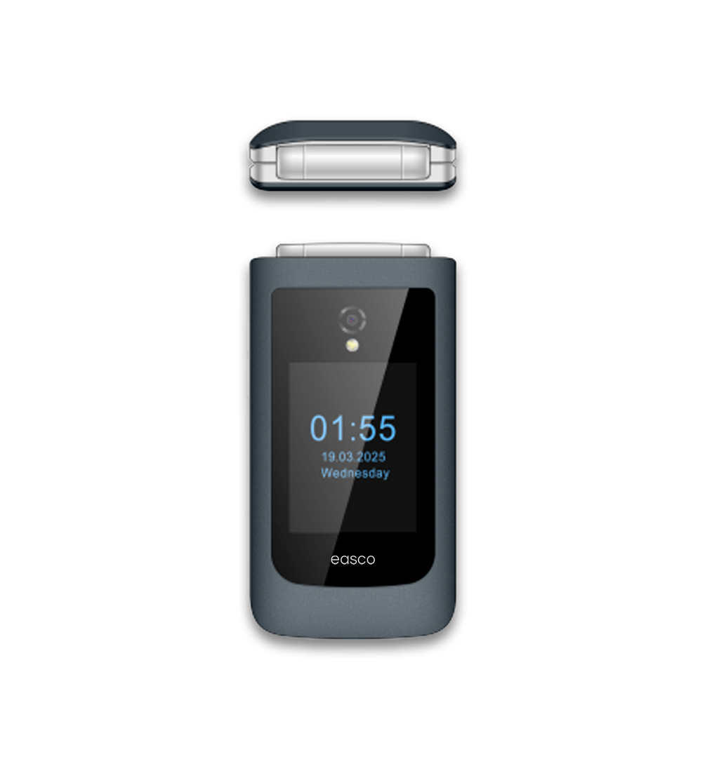 Key One Flip – Large Buttons, SOS, Clear Sound Designed for users with hearing and visual impairments